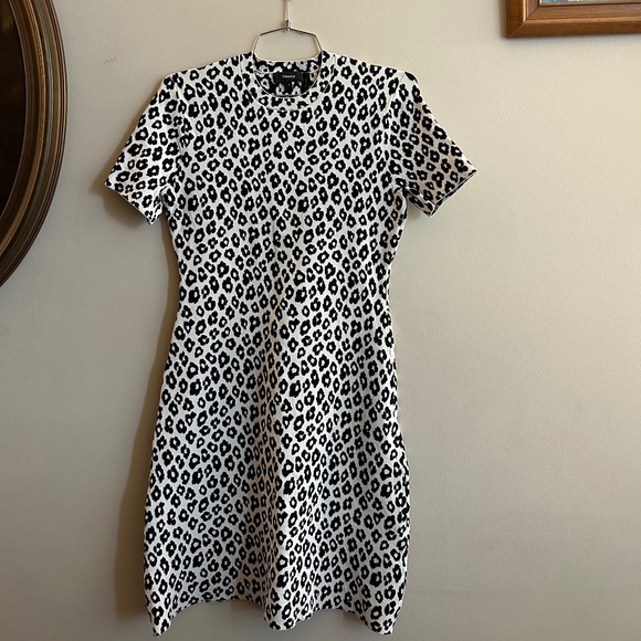 Theory leopard jacquard Dress - Size Small - Picture 5 of 7